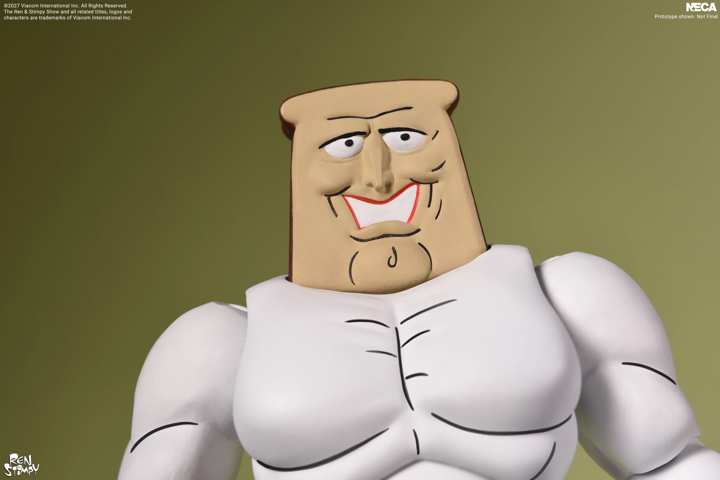 NECA - Ren & Stimpy Show - Ultimate Powdered Toast Man 7" Action Figure