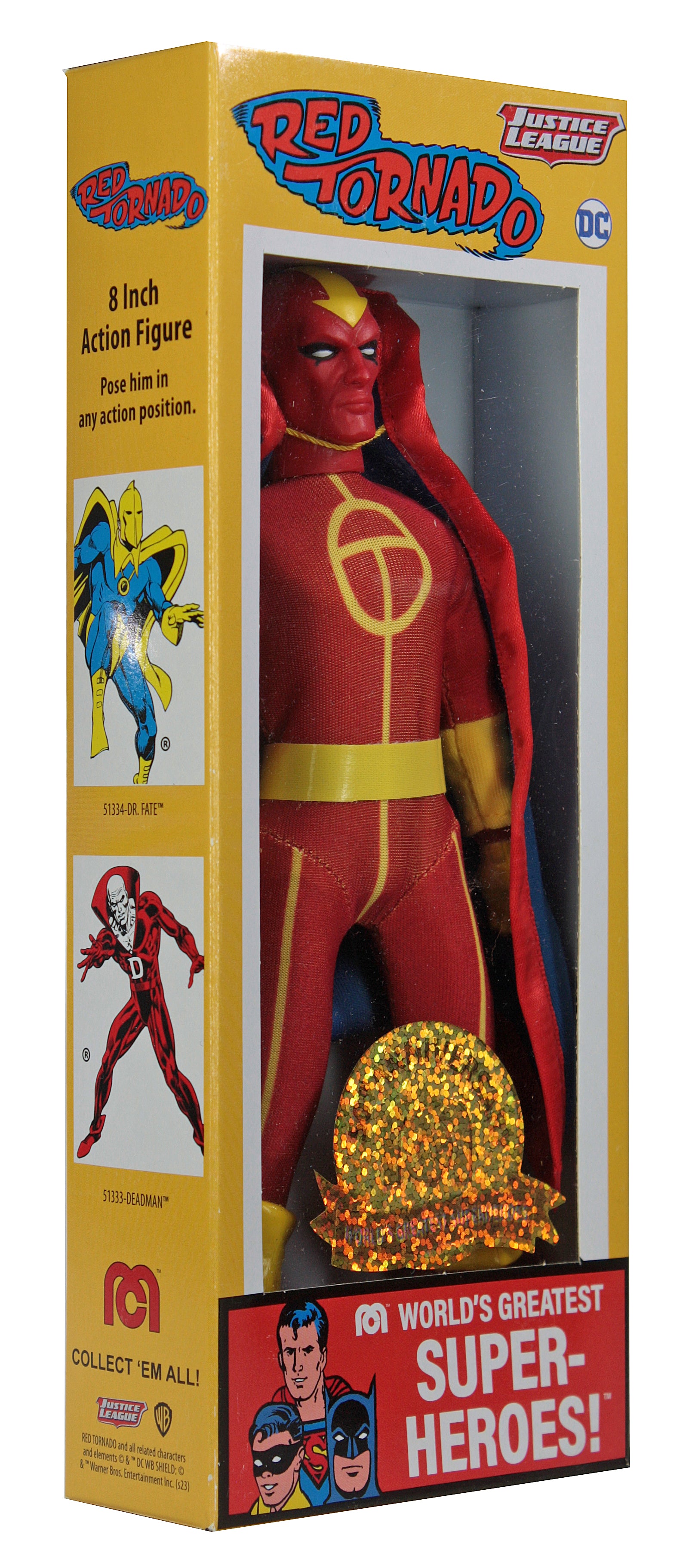 Mego Wave 18 - Red Tornado 50th Anniversary World's Greatest Superheroes 8" Action Figure