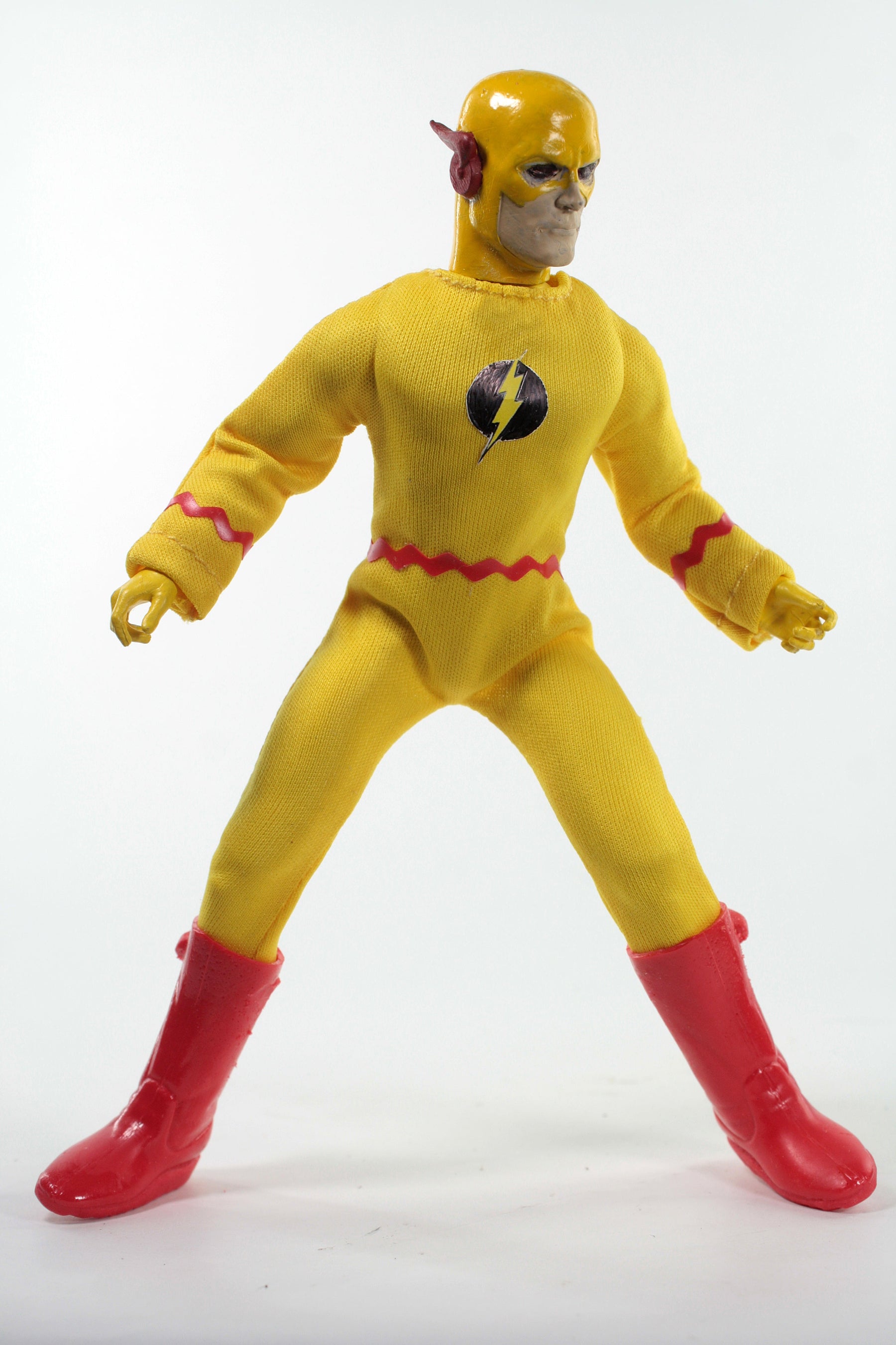 Damaged Package Mego Wave 17 - Reverse Flash 50th Anniversary World's Greatest Superheroes (Classic Box) 8" Action Figure