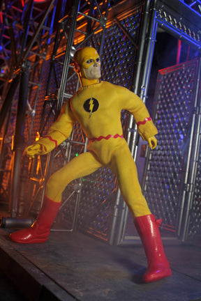 Damaged Package Mego Wave 17 - Reverse Flash 50th Anniversary World's Greatest Superheroes (Classic Box) 8" Action Figure