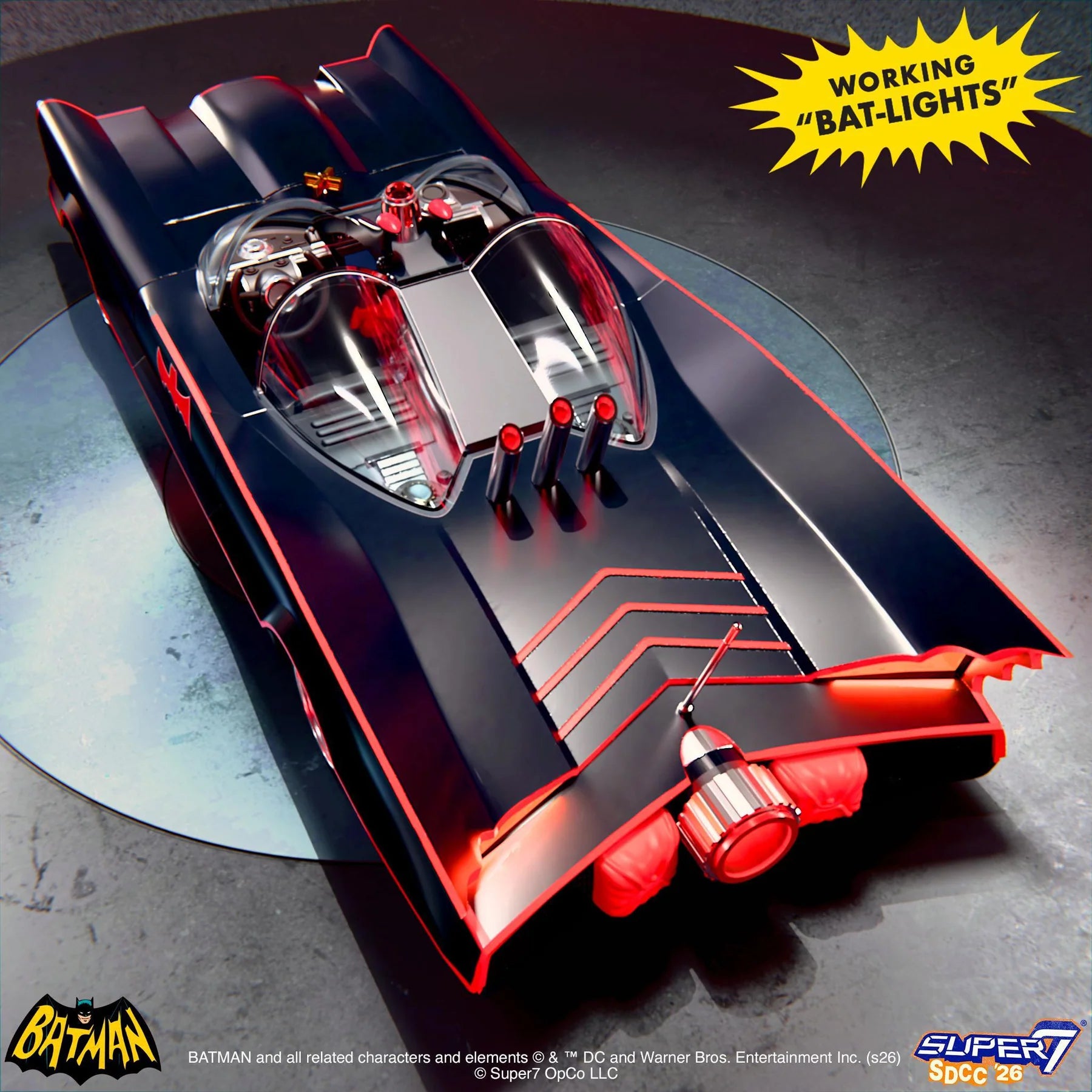 Batman Super Cyborg - Classic TV Series Batmobile (Full Color)