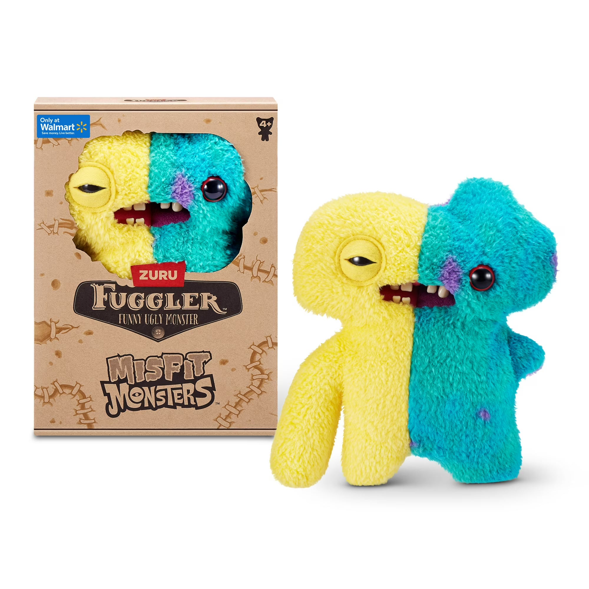 Fuggler Misfit Monsters Squidgetooth Mcgoo 9-Inch Plush Figure