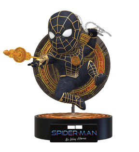 BEAST KINGDOM - SPIDER-MAN: NO WAY HOME - SPIDER-MAN BLACK & GOLD SUIT EGG ATTACK ACTION FIGURE