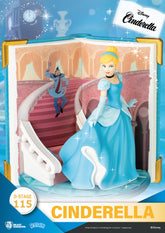 BEAST KINGDOM - DISNEY STORY BOOK SERIES - CINDERELLA DIORAMA STAGE 6” STATUE