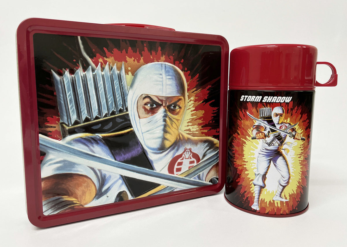 TIN TITANS - G.I. JOE STORM SHADOW & SNAKE EYES PX LUNCHBOX & BEV CONTAINER