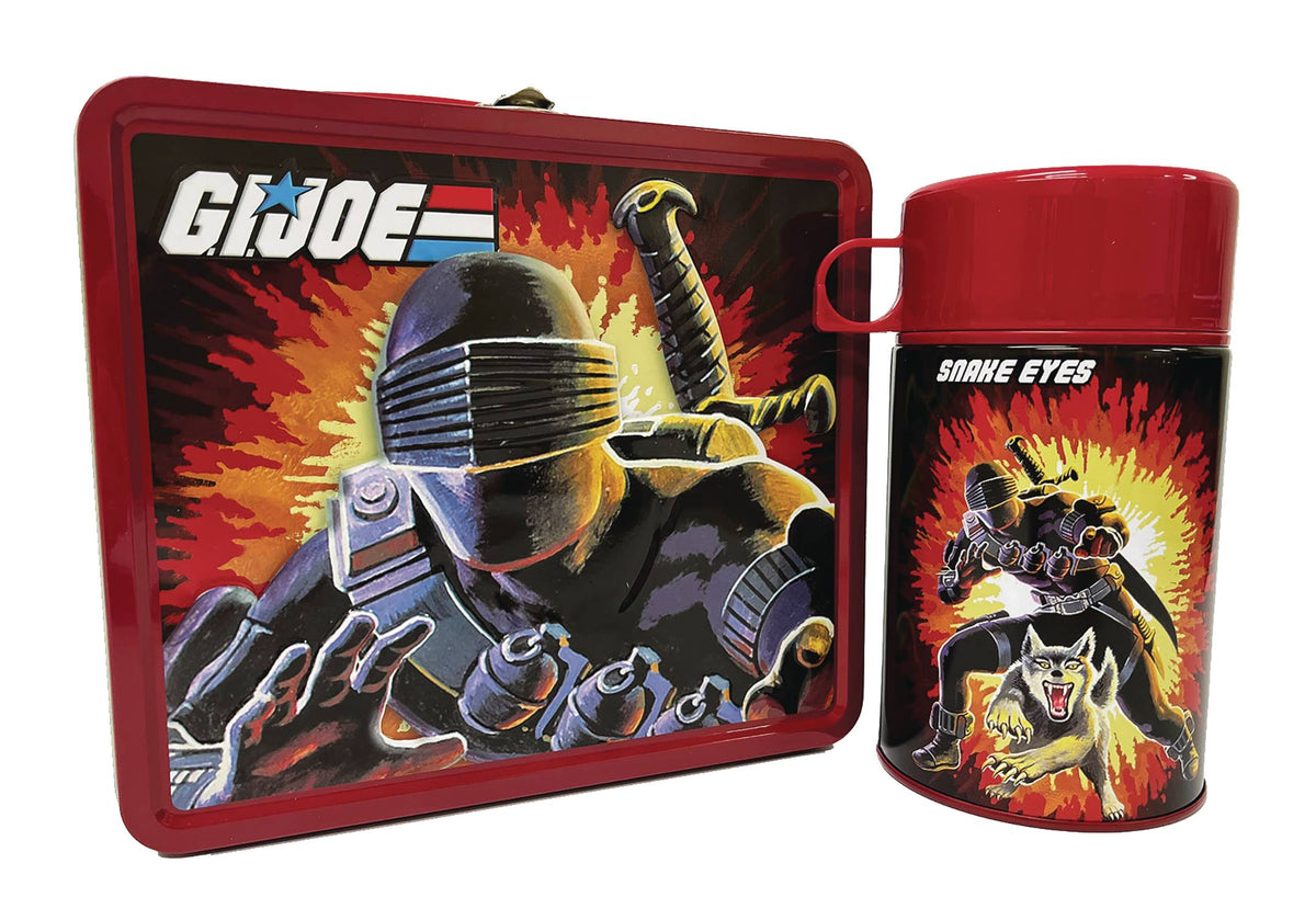 TIN TITANS - G.I. JOE STORM SHADOW & SNAKE EYES PX LUNCHBOX & BEV CONTAINER