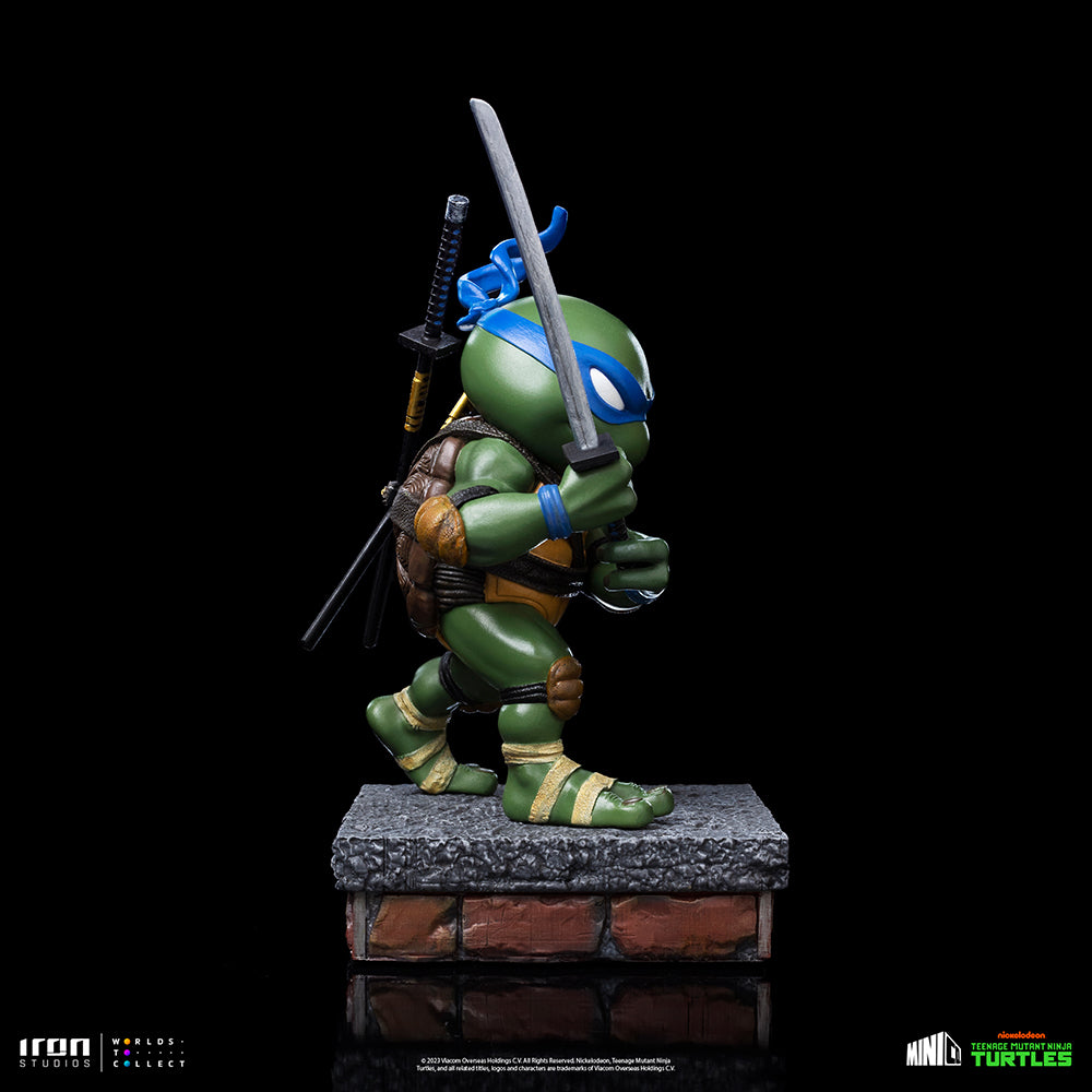 IRON STUDIOS - TMNT - MINICO LEONARDO PX PREVIEWS SDCC 2023 EXCLUSIVE