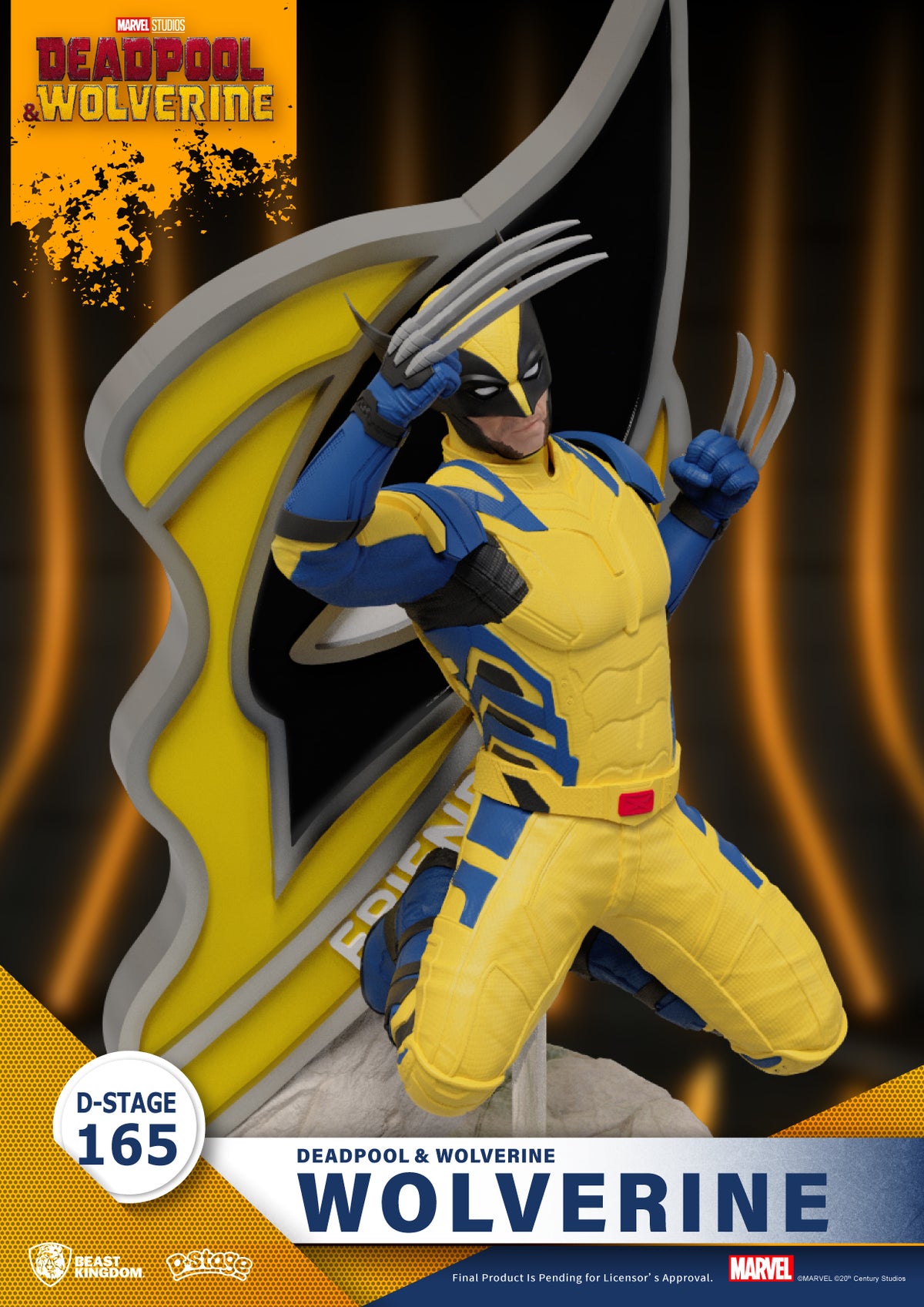 BEAST KINGDOM - DEADPOOL & WOLVERINE DS-165 WOLVERINE (Pre-Order Ships May 2025)
