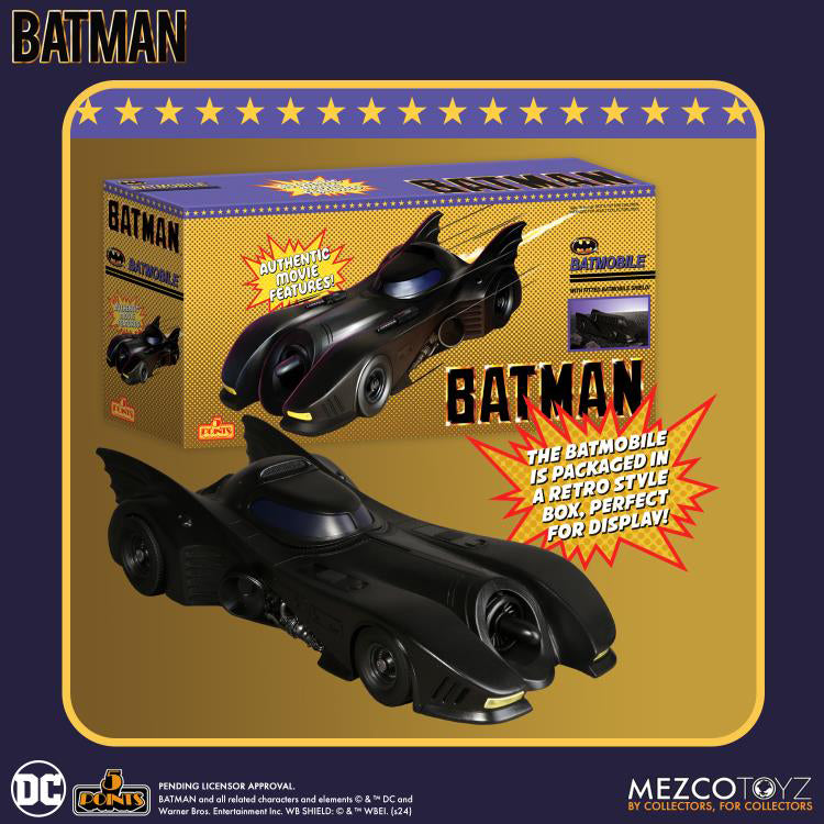 5 Points - Batman (1989): Batmobile (Pre-Order Ships Aug-Oct 2025)