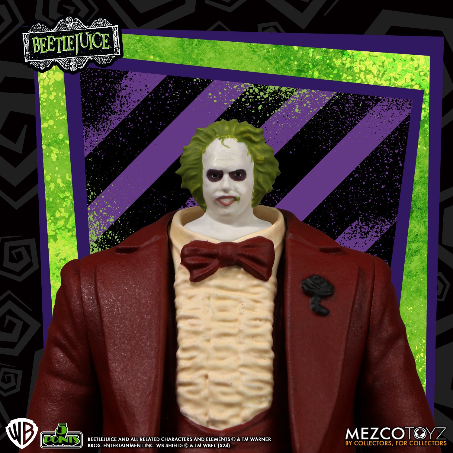 5 Points - Beetlejuice Set of 2 Action Figures (Pre-Order Ships July-Sept 2025)