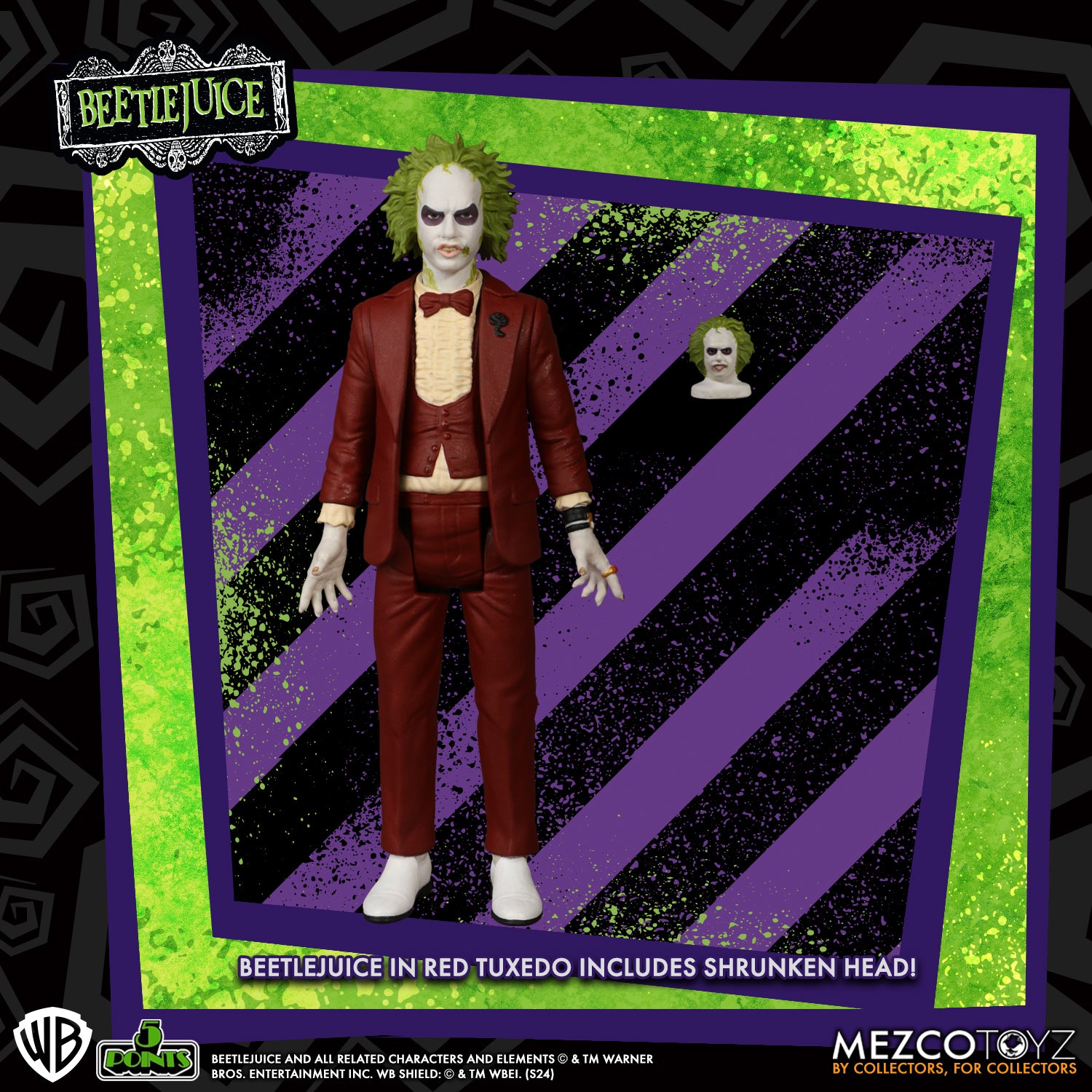 5 Points - Beetlejuice Set of 2 Action Figures (Pre-Order Ships July-Sept 2025)