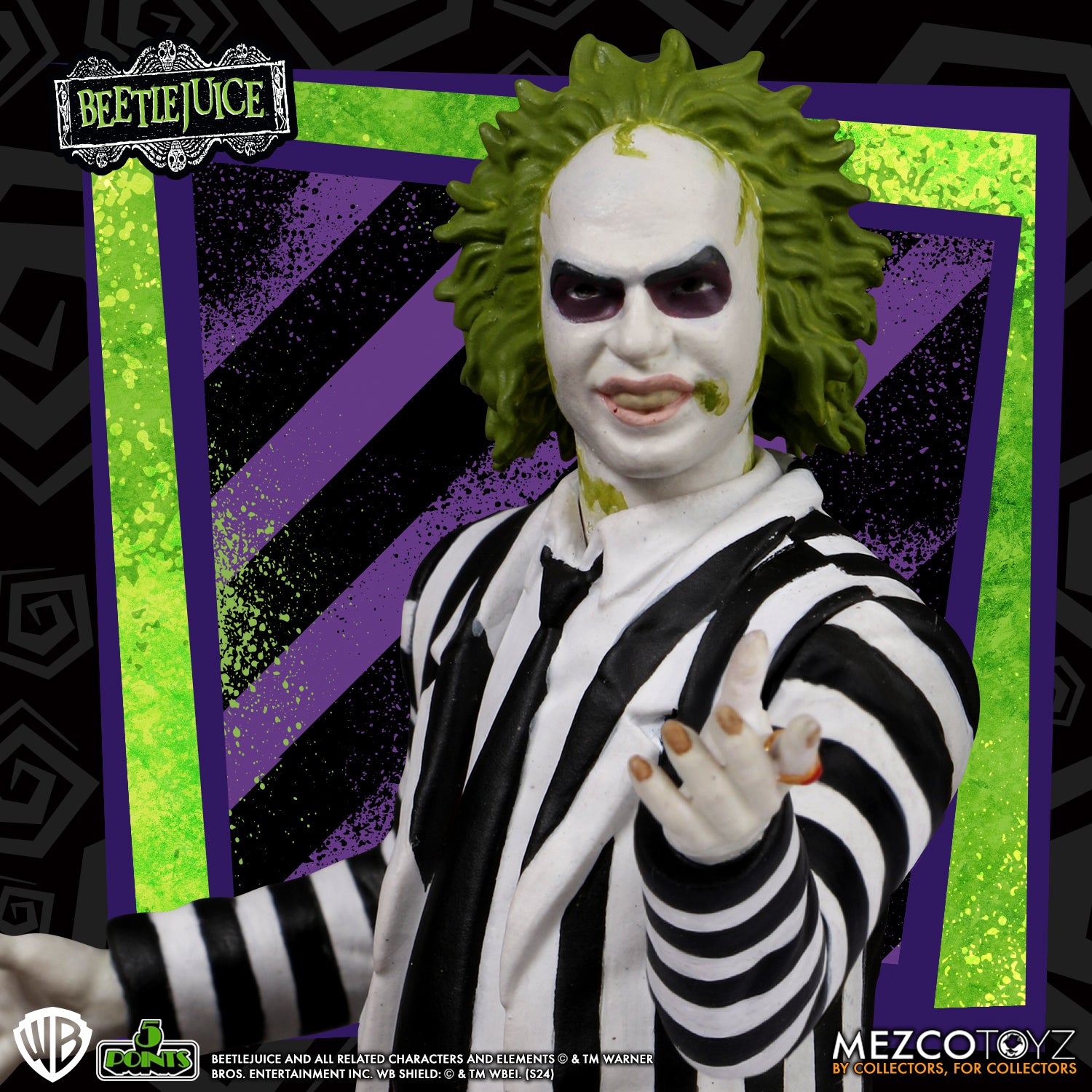 5 Points - Beetlejuice Set of 2 Action Figures (Pre-Order Ships July-Sept 2025)