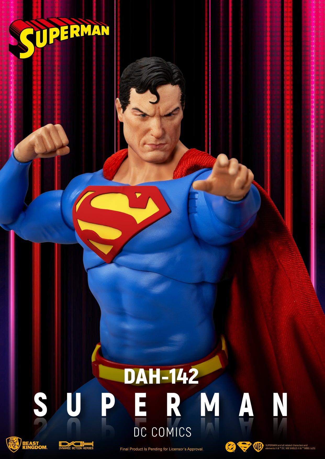 BEAST KINGDOM - DC Comics SUPERMAN DYNAMIC 8CTION HEROES FIGURE (Pre-Order Ships February 2026)