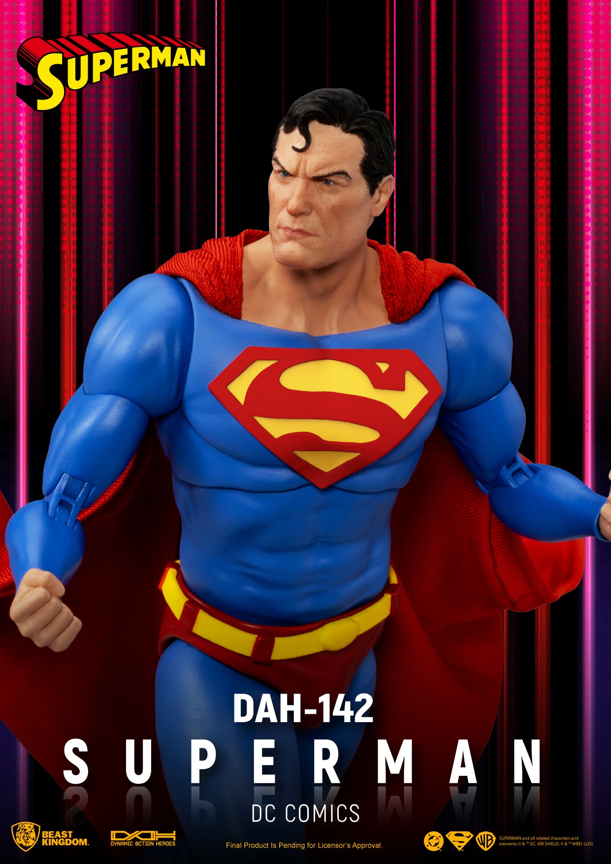 BEAST KINGDOM - DC Comics SUPERMAN DYNAMIC 8CTION HEROES FIGURE (Pre-Order Ships February 2026)