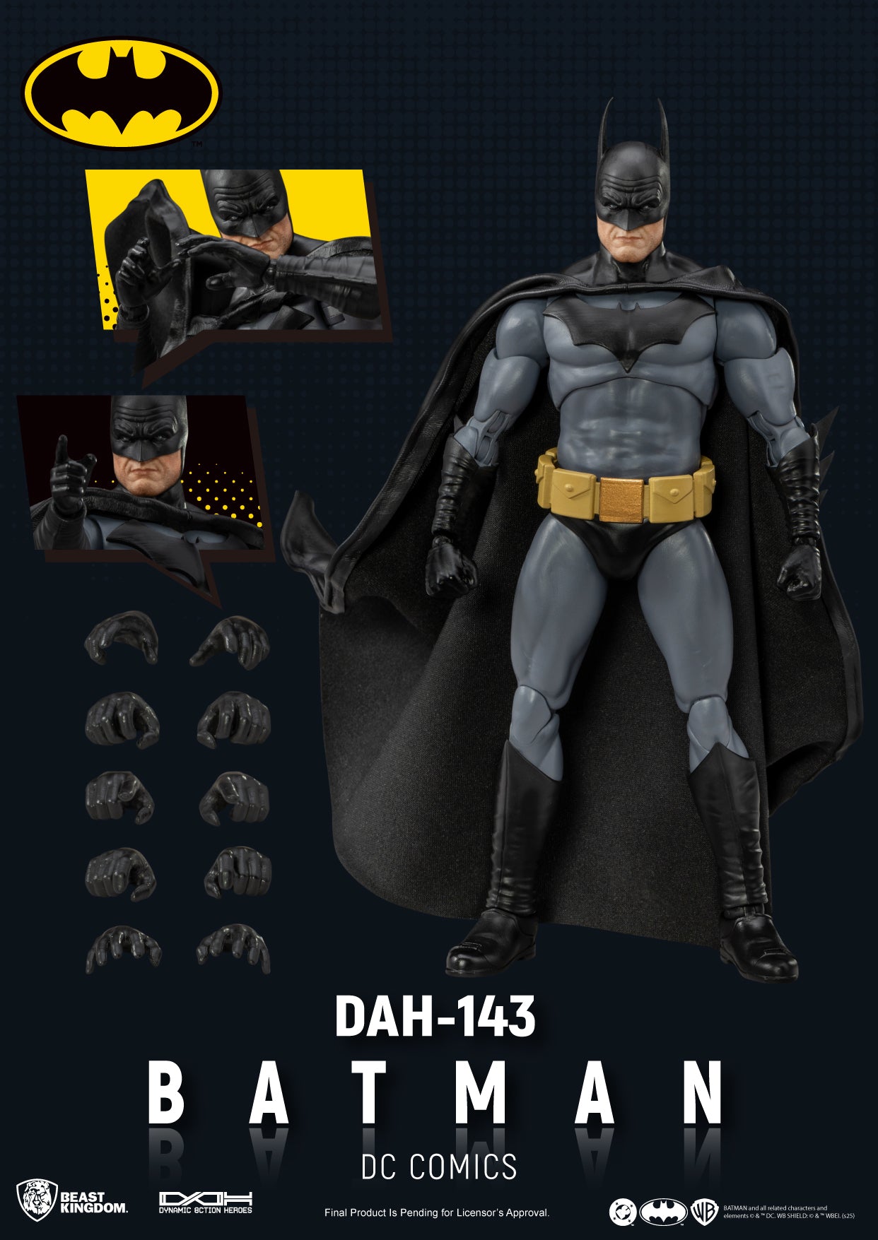 Beast Kingdom DC Comics Batman DAH-143 Dynamic 8ction Heroes