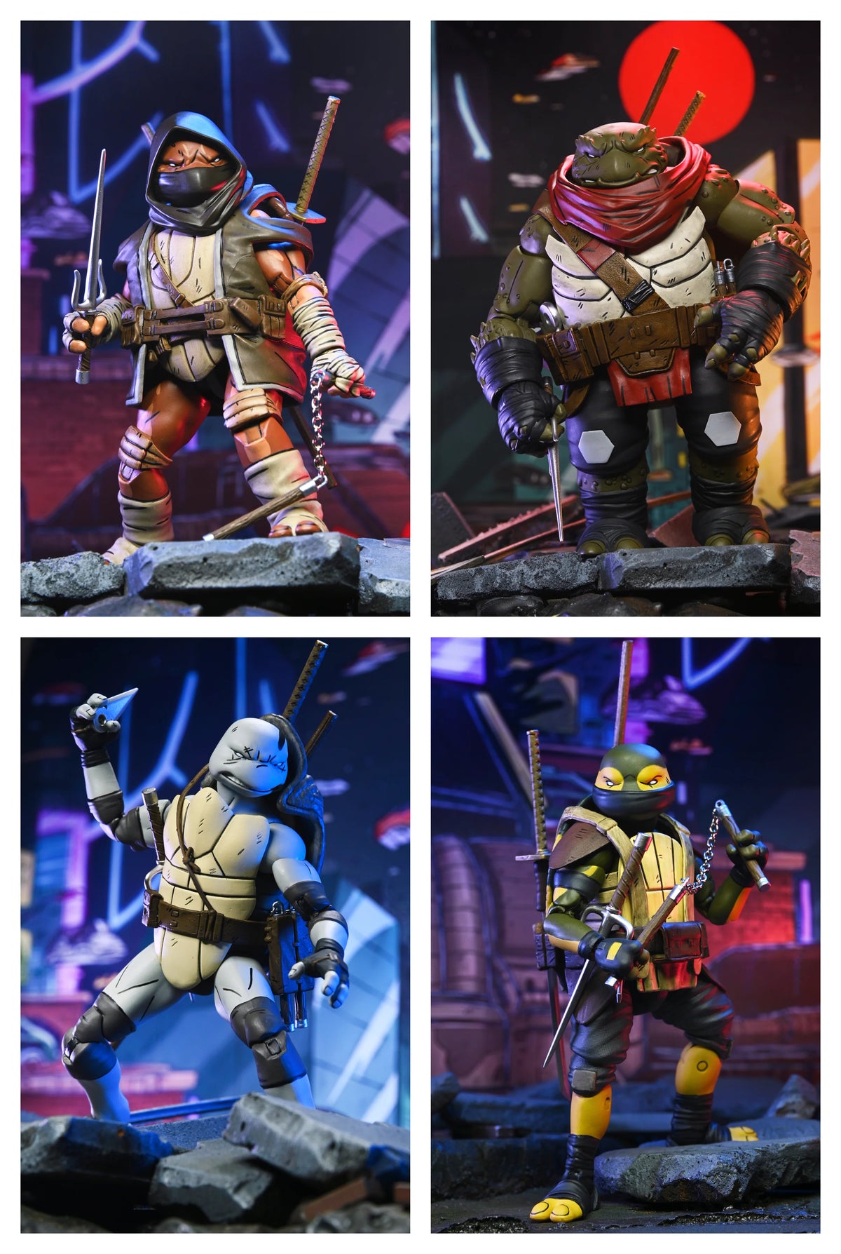 NECA - TMNT: The Last Ronan - Ultimate Moja, Odyn, Uno, & Yi 7" Scale Action Figure Bundle (Pre-Order Ships Q 1 2026)