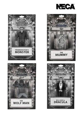 NECA - Toony Terrors - Universal Monsters Silver Screen Edition 6" Action Figure 4-Pack (Pre-Order Ships March 2025)