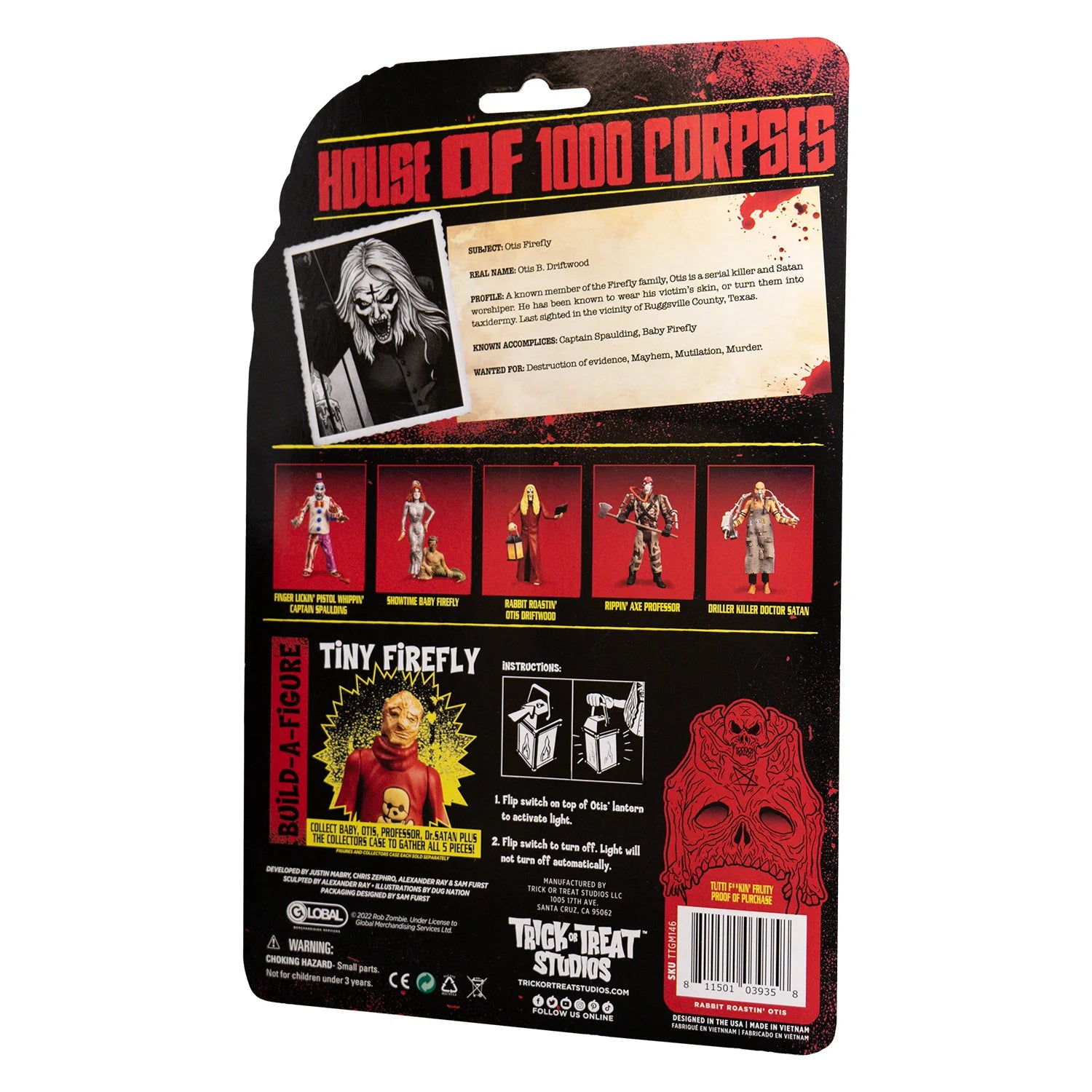 Trick or Treat Studios - House of 1000 Corpses - Rabbit Roastin' Otis Driftwood 5" Action Figure