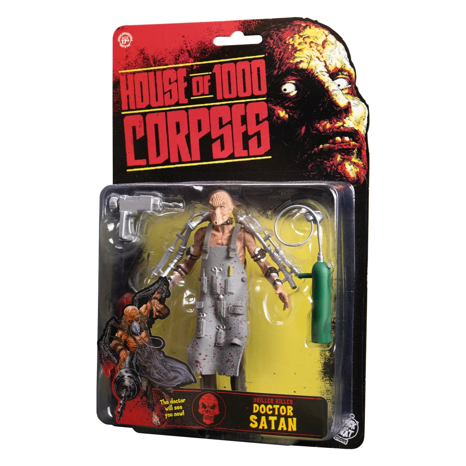 Trick or Treat Studios - House of 1000 Corpses - Driller Killer Doctor Satan 5" Action Figure
