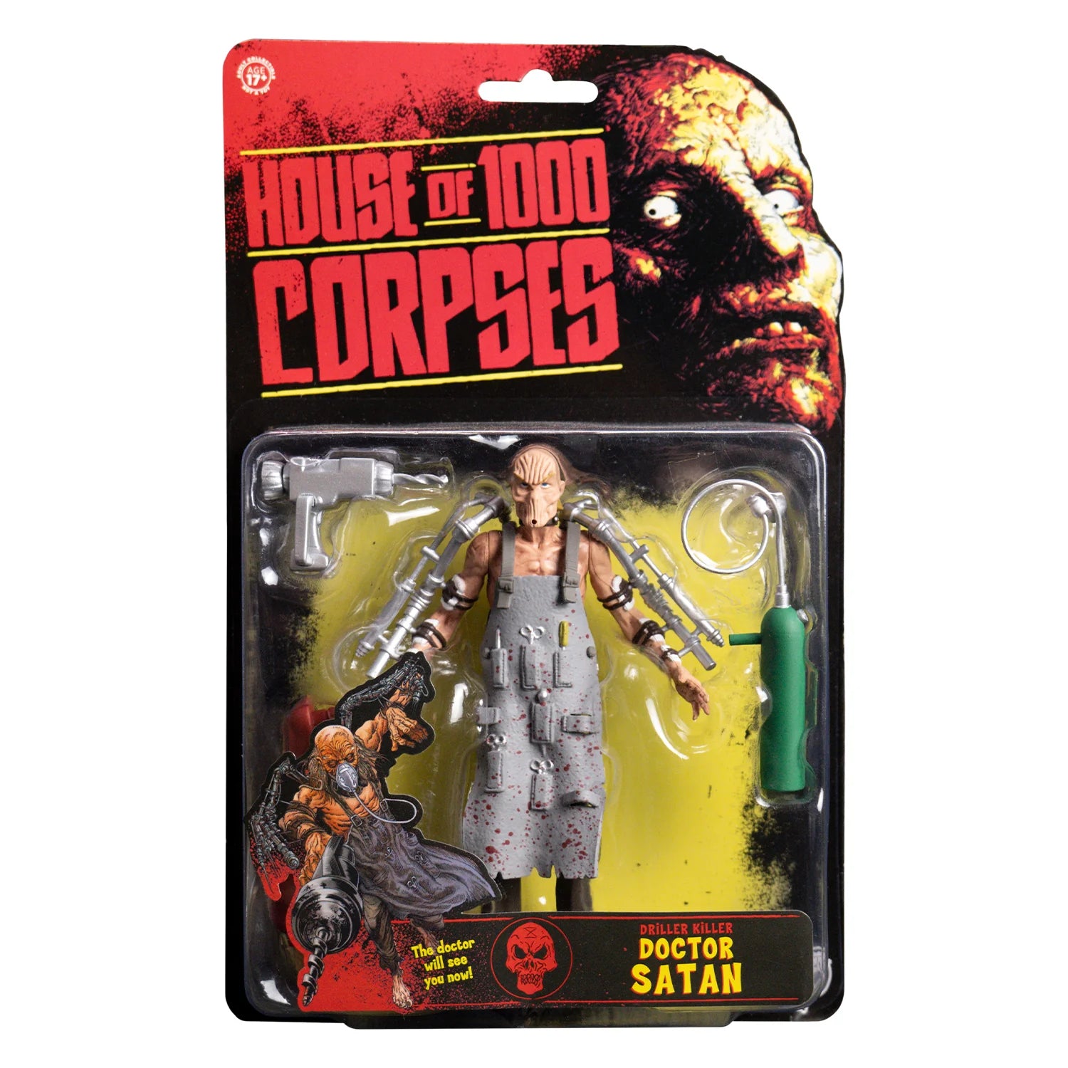 Trick or Treat Studios - House of 1000 Corpses - Driller Killer Doctor Satan 5" Action Figure