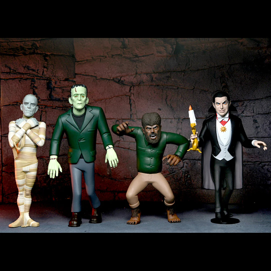 NECA - Toony Terrors - Universal Monsters 6" Action Figures Set of 4 (Pre-Order Ships October)
