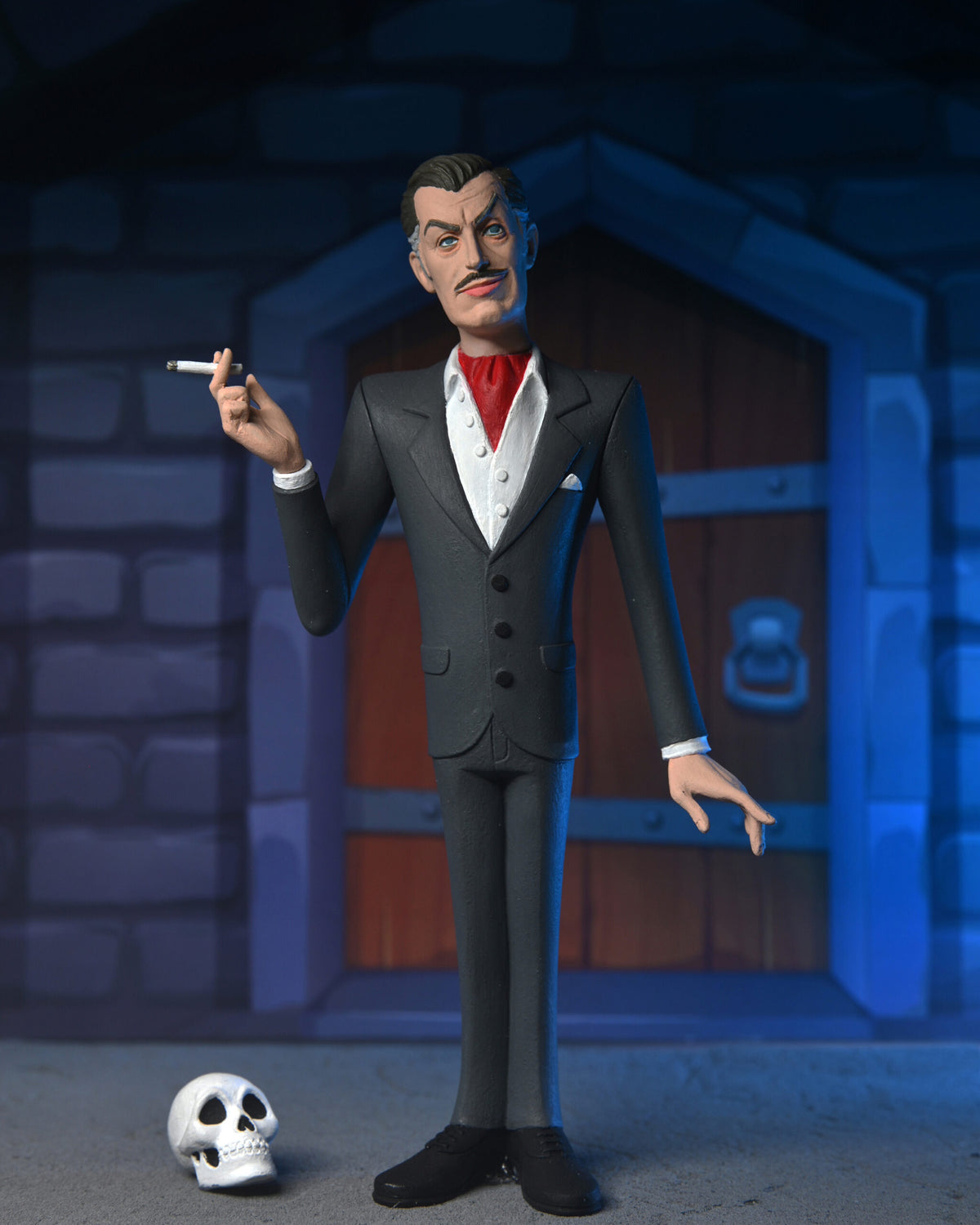 NECA - Toony Terrors Vincent Price with Cat and Skull 6" Action Figure (Pre-Order Ships January 2024)