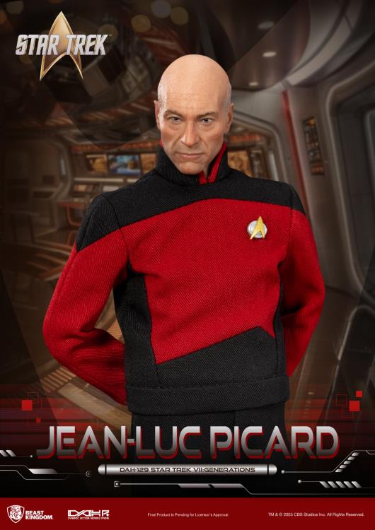 BEAST KINGDOM - Star Trek VII: Generations Dynamic 8ction Heroes DAH-129P Captain Picard Limited Edition Action Figure (Pre-Order Ships 1st Quarter 2026)