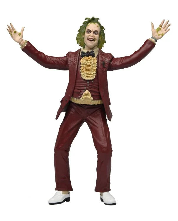 NECA - Beetlejuice (1988) - Beetlejuice (Red Tuxedo) on Blister Card 7" Action Figure (Pre-Order Ships October)