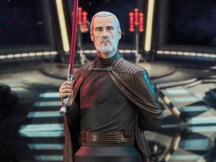 DIAMOND SELECT - Star Wars: Revenge of the Sith Count Dooku 1/6 Scale Limited Edition Bust