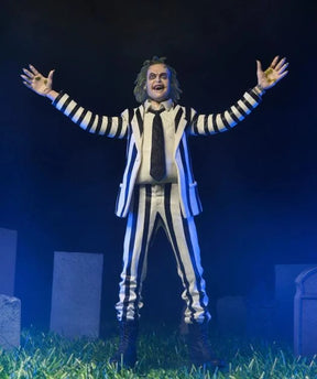 NECA - Beetlejuice (1988) - Striped Suit Beetlejuice 1/4 Scale Action Figure (Pre-Order Ships September)