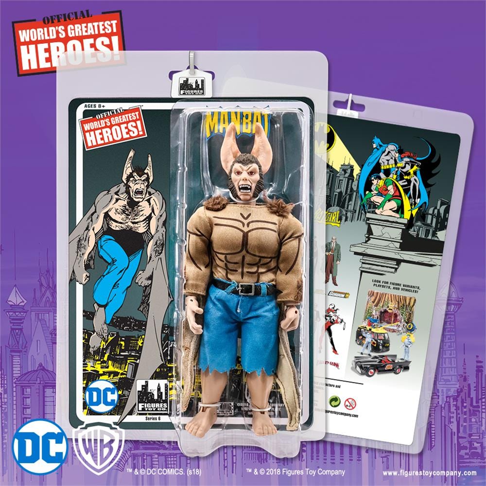 Figures Toy Company - DC Comics - Man-Bat 8" Action Figure