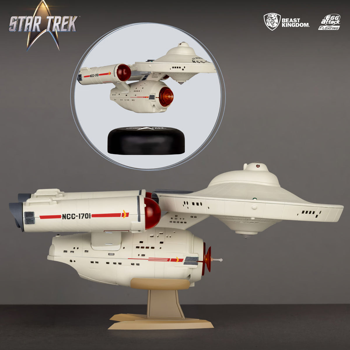 STAR TREK - EGG ATTACK FLOATING (EAF-012) - U.S.S. ENTERPRISE NCC-1701