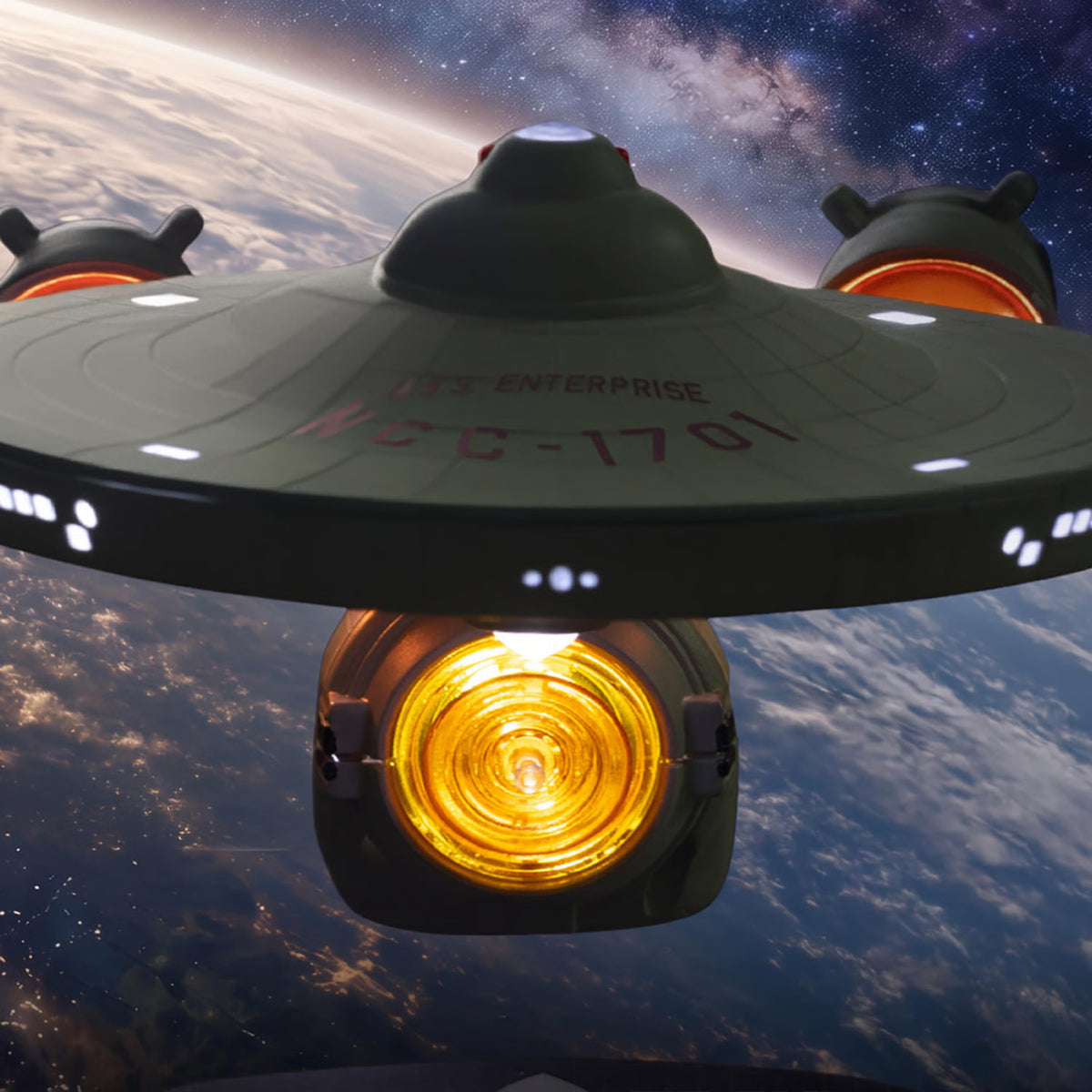 STAR TREK - EGG ATTACK FLOATING (EAF-012) - U.S.S. ENTERPRISE NCC-1701