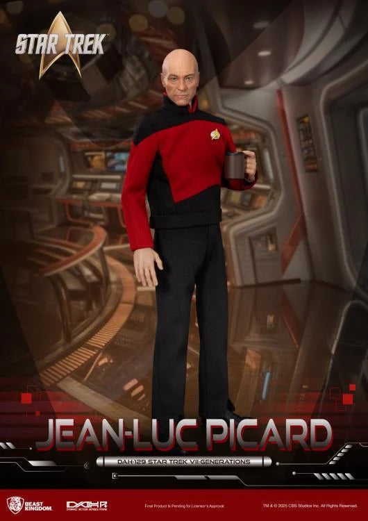 BEAST KINGDOM - Star Trek VII: Generations Dynamic 8ction Heroes DAH-129P Captain Picard Limited Edition Action Figure (Pre-Order Ships 1st Quarter 2026)