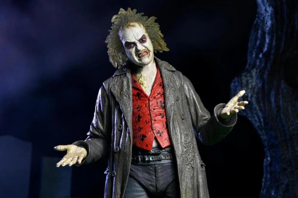 NECA - Beetlejuice (1988) - Ultimate Beetlejuice "Bio-Exorcist" Tour Guide 7" Action Figure