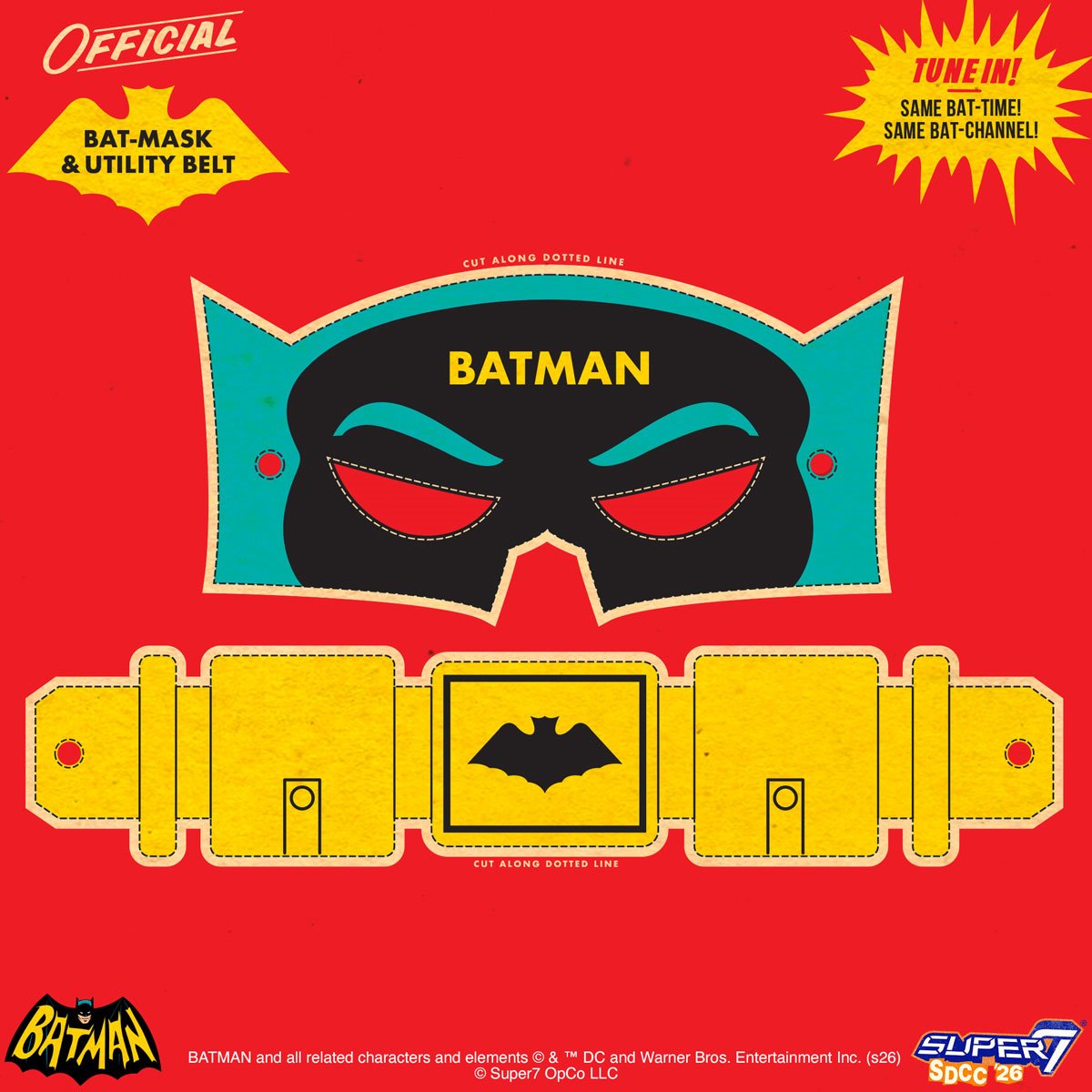 Batman Super Cyborg - Classic TV Series Batmobile (Full Color)