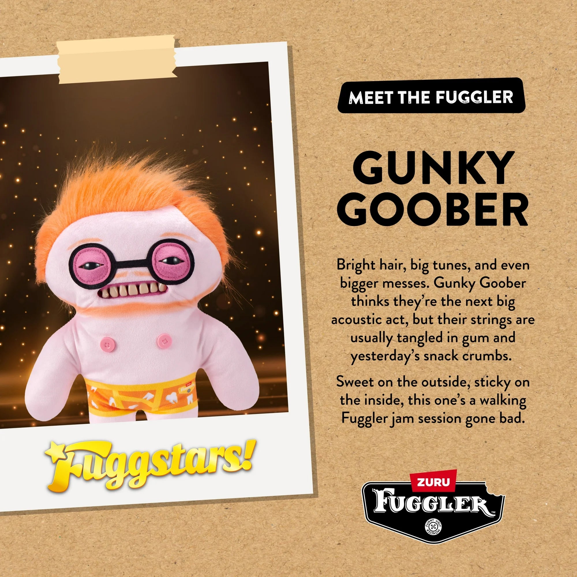 Fuggler Fugg Stars Gunky Goober 9-Inch Plush Figure