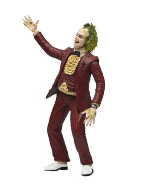 NECA - Beetlejuice (1988) - Beetlejuice (Red Tuxedo) on Blister Card 7" Action Figure (Pre-Order Ships October)