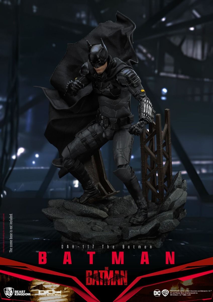 BEAST KINGDOM - THE BATMAN (2022): BATMAN DYNAMIC 8CTION HEROES FIGURE (Pre-Order Ships March 2025)