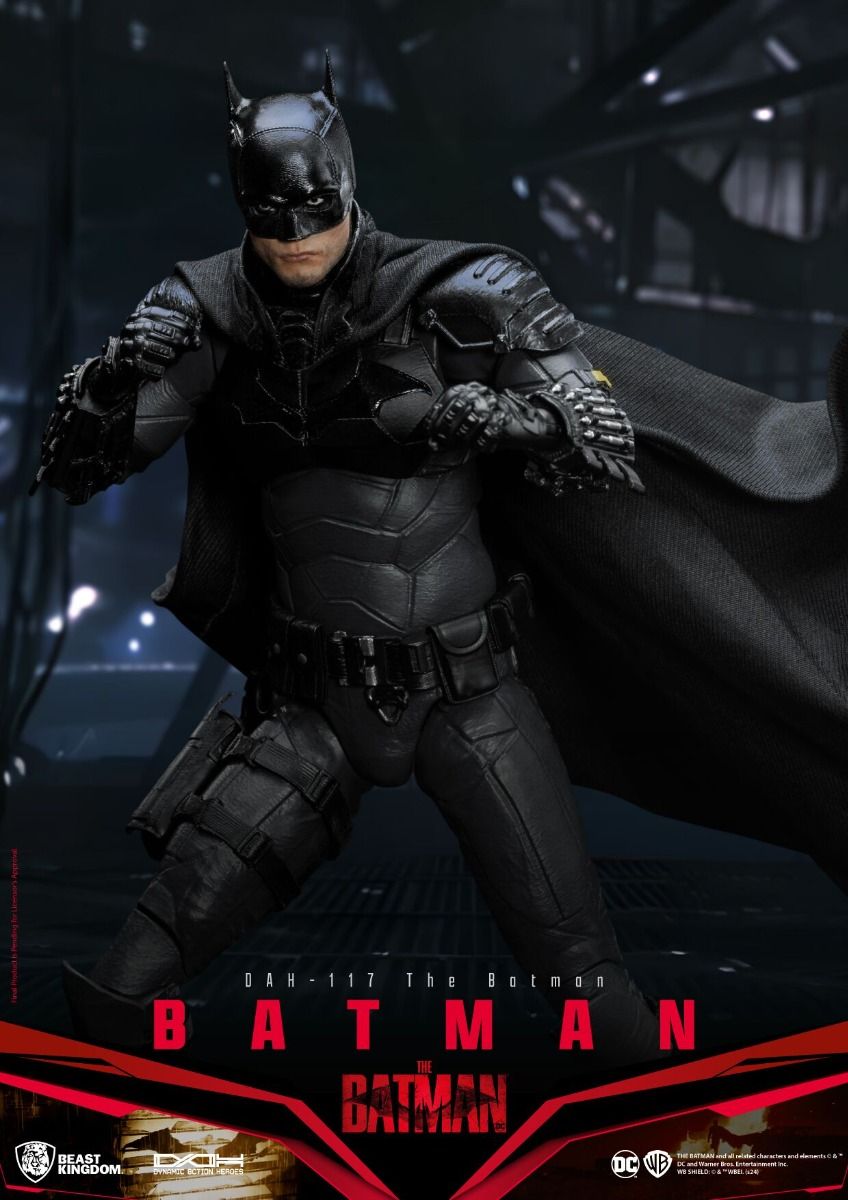 BEAST KINGDOM - THE BATMAN (2022): BATMAN DYNAMIC 8CTION HEROES FIGURE (Pre-Order Ships March 2025)