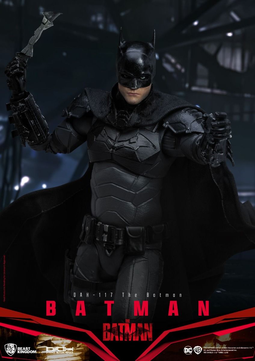 BEAST KINGDOM - THE BATMAN (2022): BATMAN DYNAMIC 8CTION HEROES FIGURE (Pre-Order Ships March 2025)