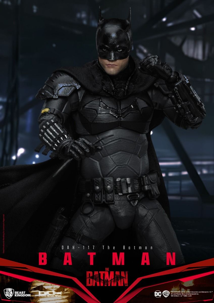 BEAST KINGDOM - THE BATMAN (2022): BATMAN DYNAMIC 8CTION HEROES FIGURE (Pre-Order Ships March 2025)