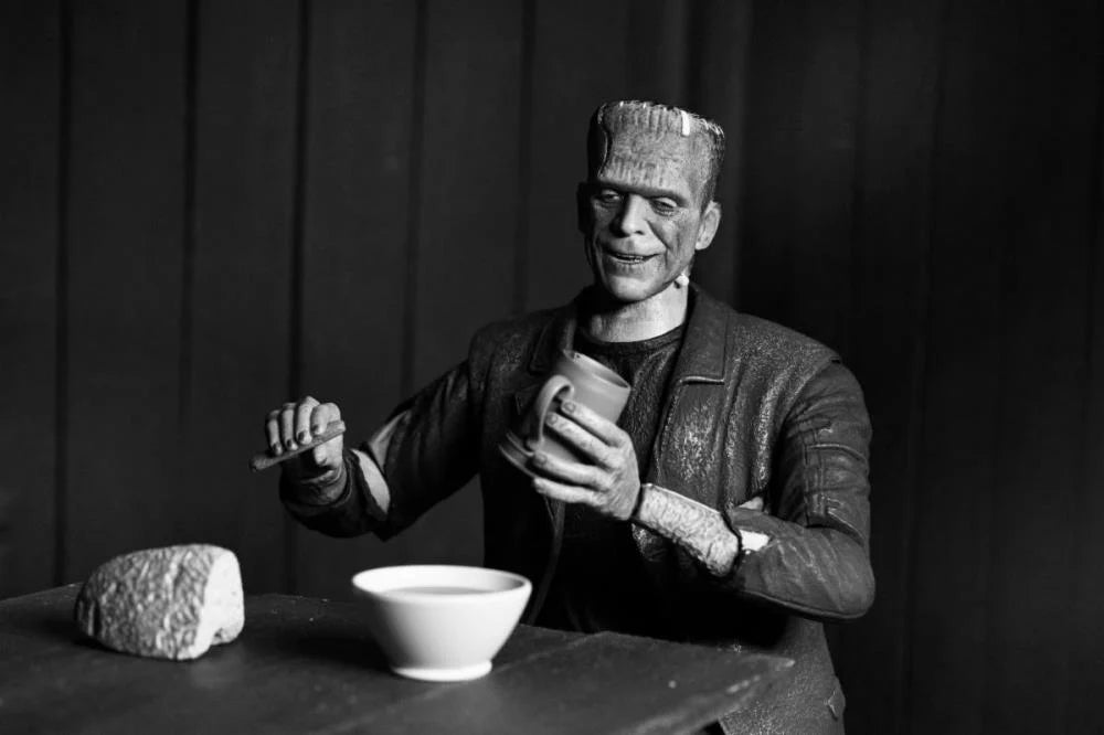 NECA - Universal Monsters - Bride of Frankenstein - Ultimate Frankenstein's Monster (B&W) Action Figure (Pre-Order Ships January)