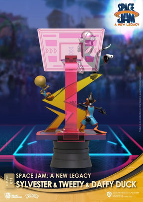 BEAST KINGDOM - SPACE JAM A NEW LEGACY: SYLVESTER & TWEETY DIORAMA STAGE 6" STATUE