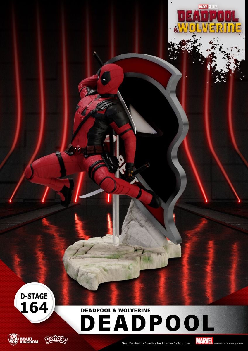 BEAST KINGDOM - MARVEL: DEADPOOL DIORAMA STAGE 6" STATUE (Pre-Order Ships March 2025)