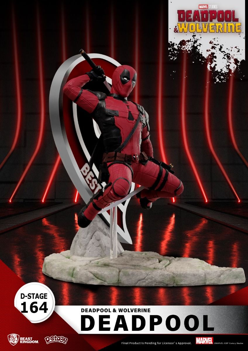 BEAST KINGDOM - MARVEL: DEADPOOL DIORAMA STAGE 6" STATUE (Pre-Order Ships March 2025)