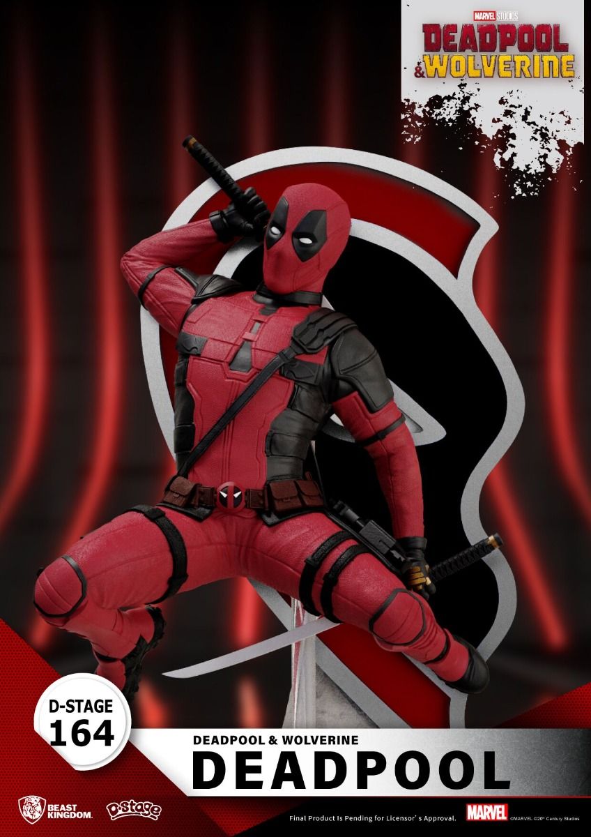 BEAST KINGDOM - MARVEL: DEADPOOL DIORAMA STAGE 6" STATUE (Pre-Order Ships March 2025)