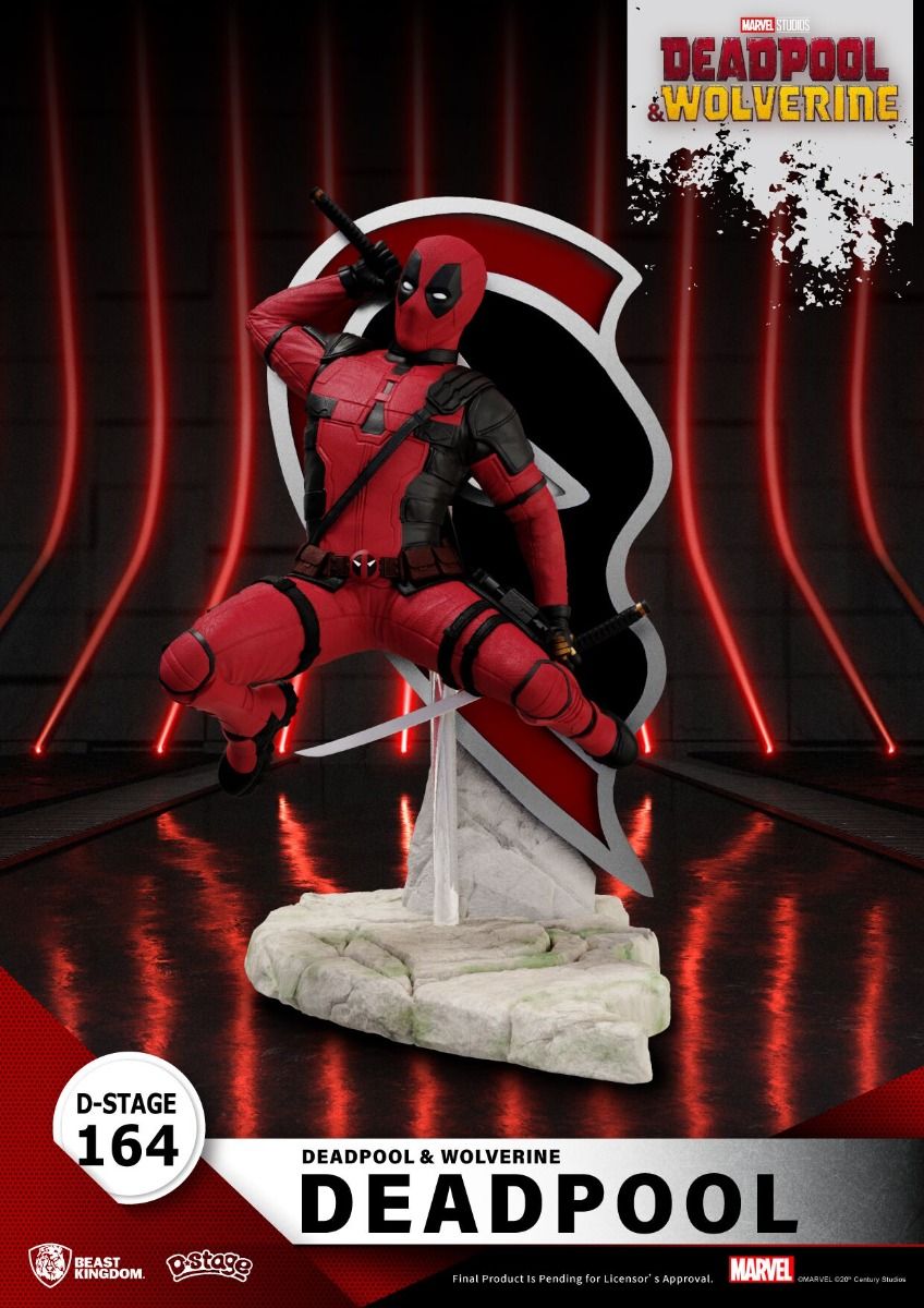 BEAST KINGDOM - MARVEL: DEADPOOL DIORAMA STAGE 6" STATUE (Pre-Order Ships March 2025)