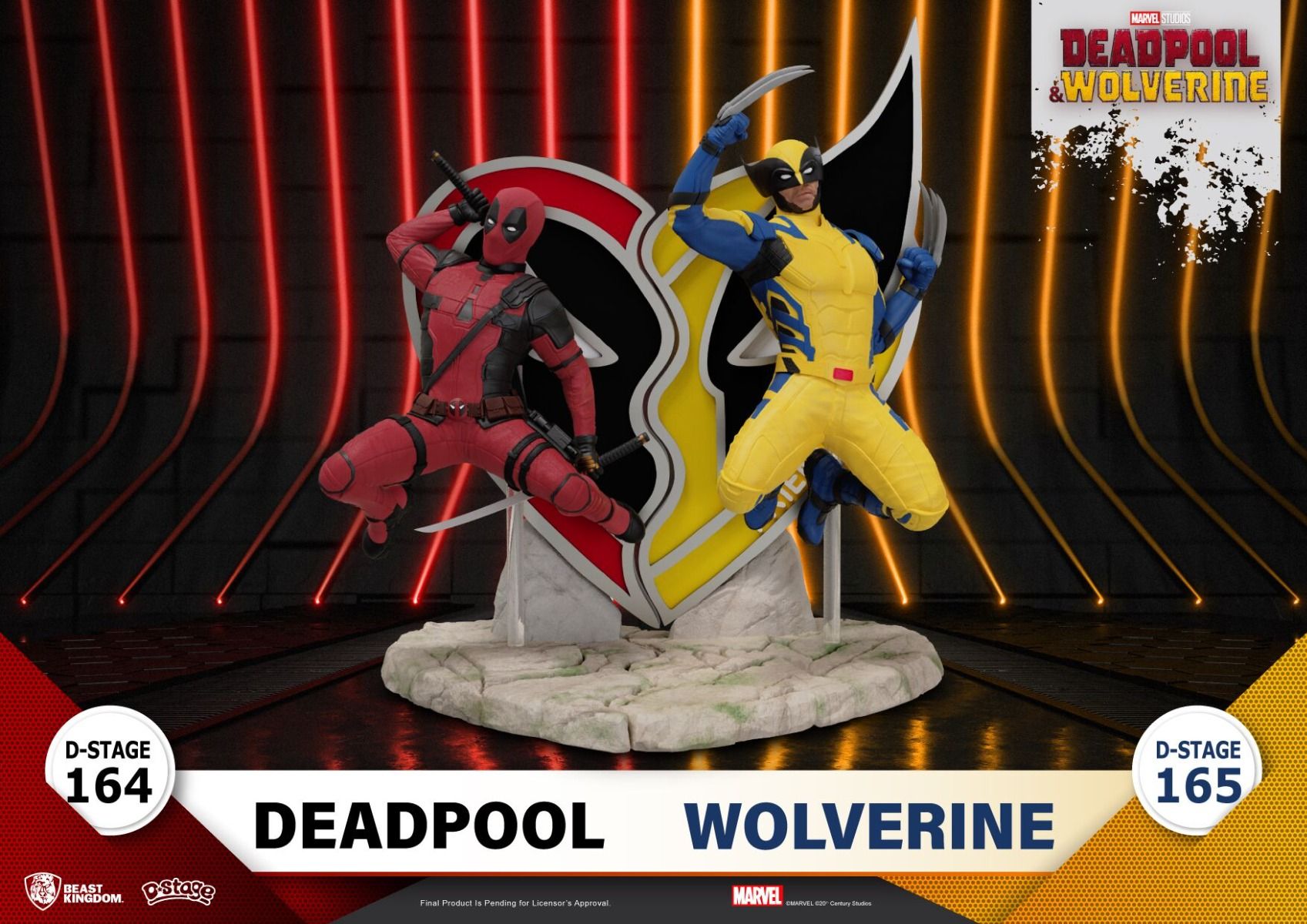 BEAST KINGDOM - MARVEL: DEADPOOL DIORAMA STAGE 6" STATUE (Pre-Order Ships March 2025)