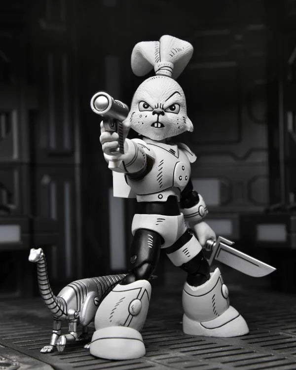 NECA - Usagi Yojimbo - Space Usagi Yojimbo (B&W) 7" Scale Action Figure (Pre-Order Ships August)